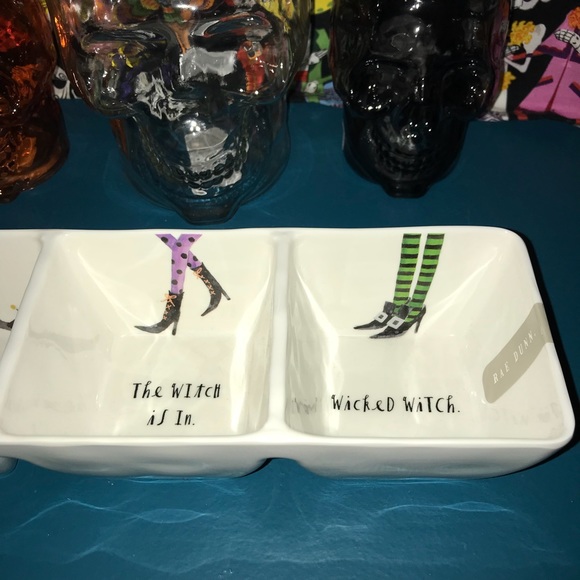 Rae Dunn brand new Halloween divided witch tray - Picture 3 of 4